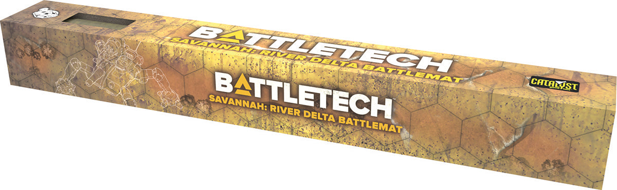 BattleTech: Battlemat - Savannah Lakes/Box Canyon