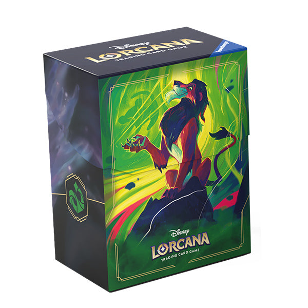 Lorcana Deck Box: Scar, Vengeful Lion