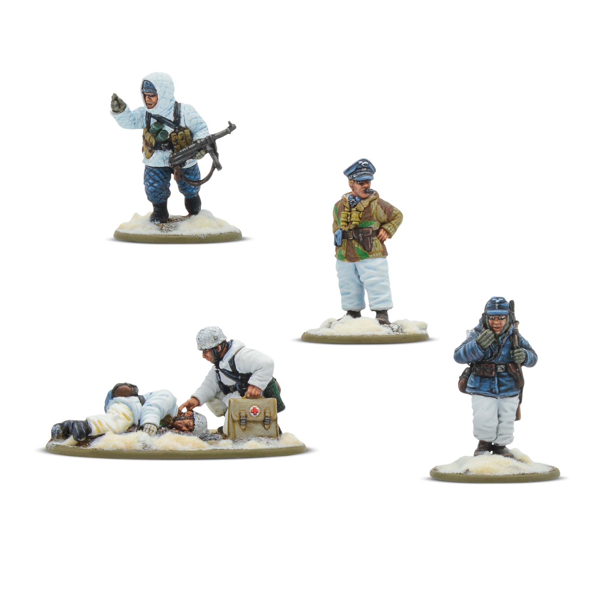Bolt Action: Fallschirmjager (Winter) HQ
