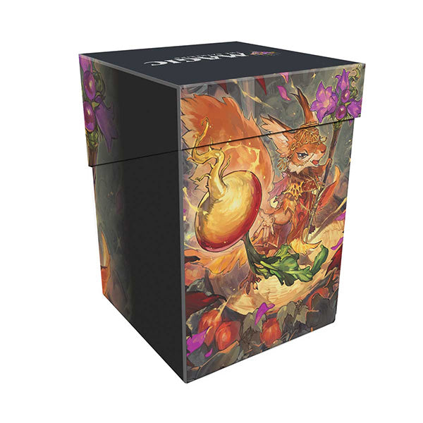 MtG Deck Box: Bloomburrow - Hazel of the Rootbloom, Raised Foil