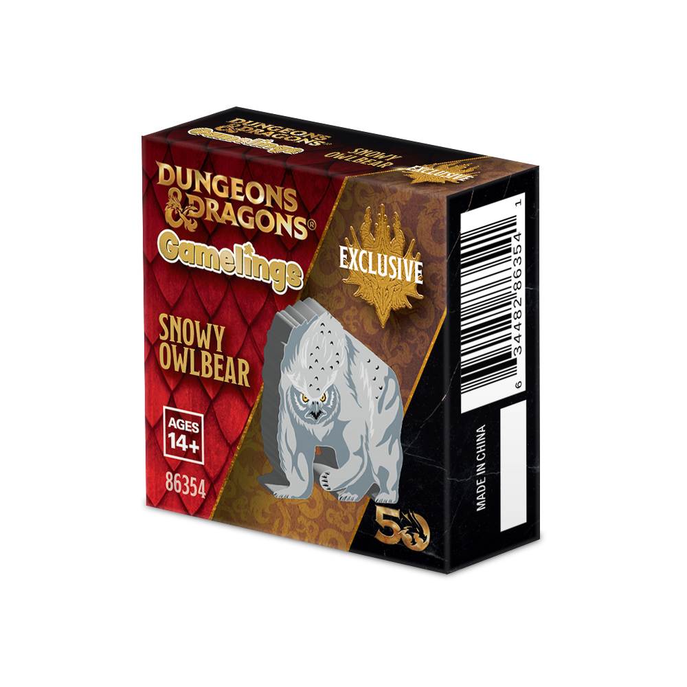 D&D Gamelings: Snowy Owlbear