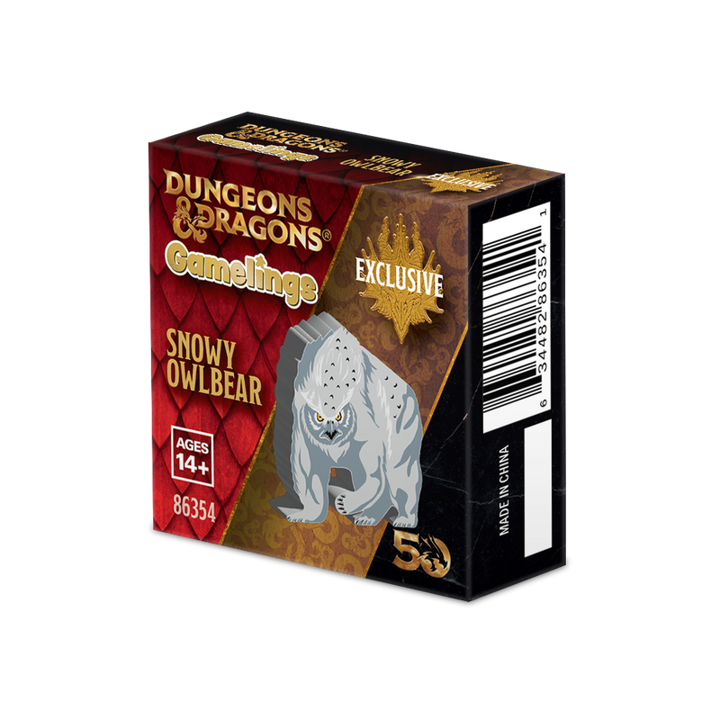 D&D Gamelings: Snowy Owlbear