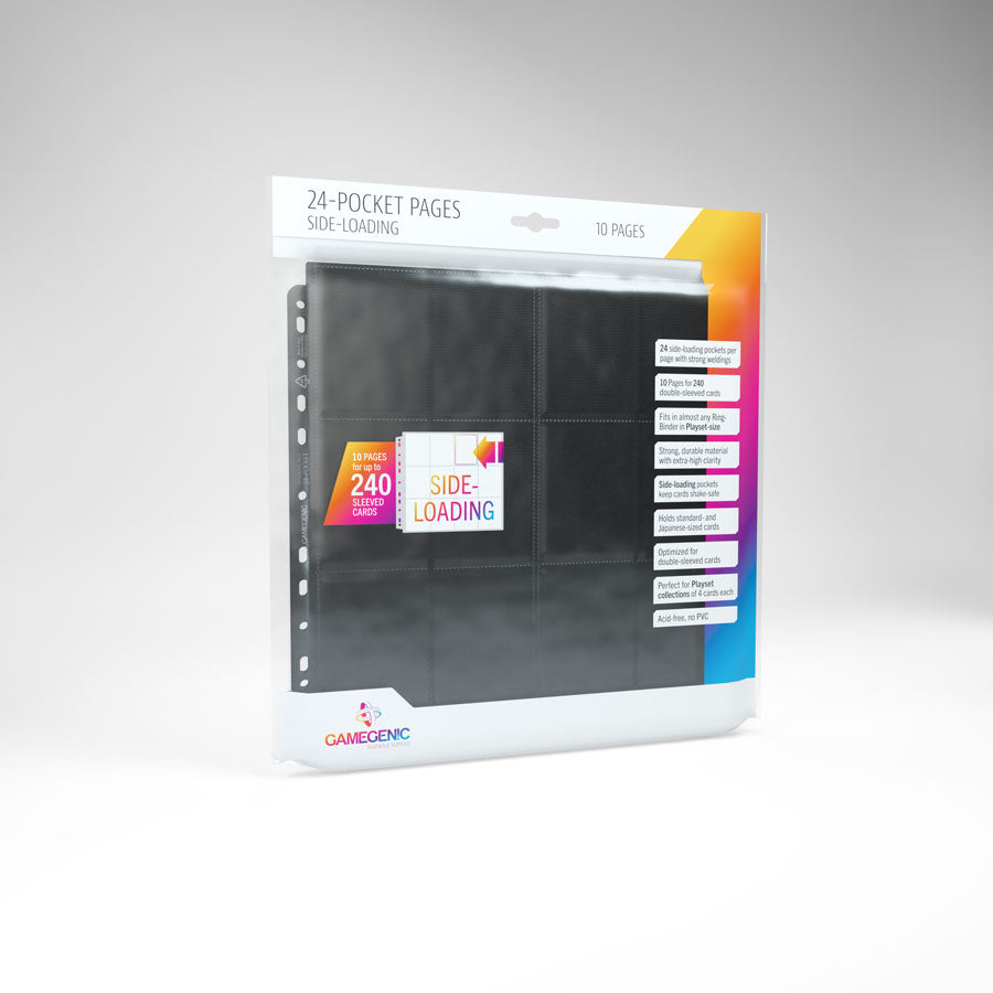 24-Pocket Pages Side-Loading (10 page bag)