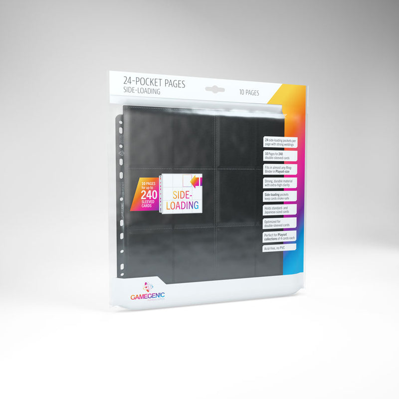 24-Pocket Pages Side-Loading (10 page bag)