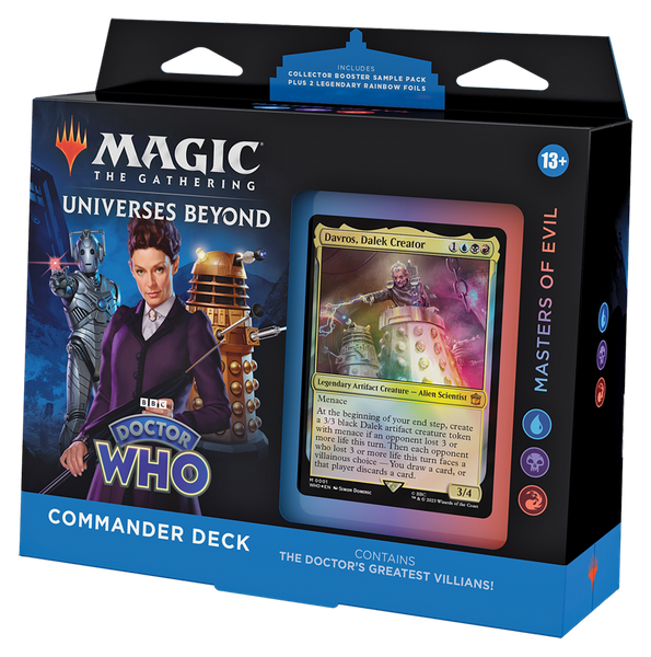 doctor who mtg booster box Amazon.com: Magic: The Gathering Doctor Who Collector Booster Box (12 Packs) : Toys & Games
