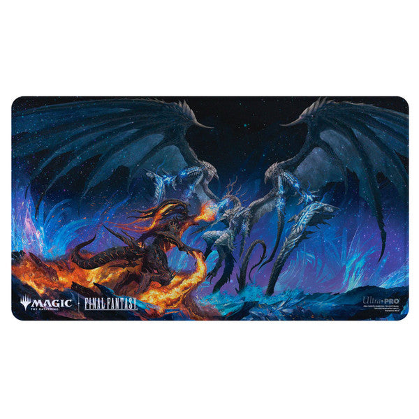 Playmat: Final Fantasy Holo Ifrit & Bahamut