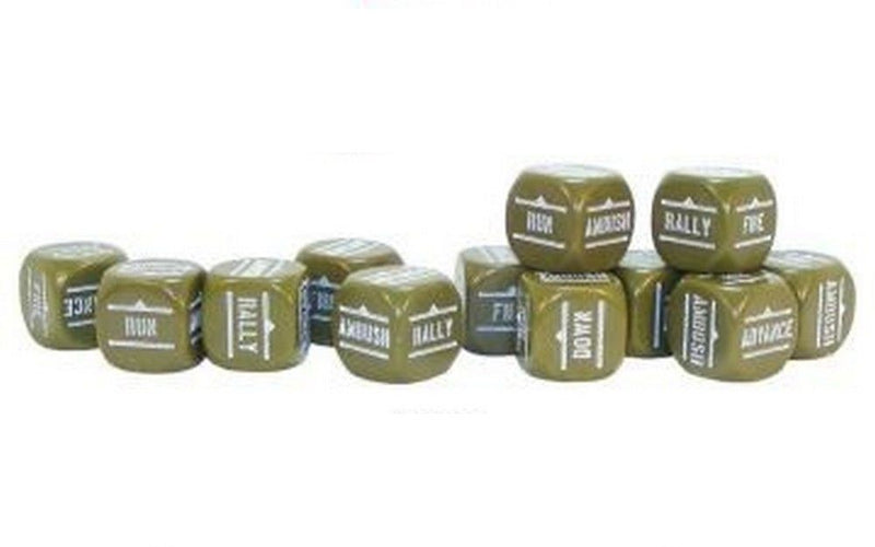 Bolt Action: Orders Dice Olive Drab