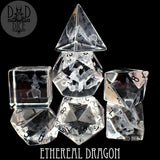 Ethereal Dragon Glass Dice Set