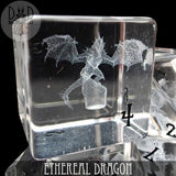 Ethereal Dragon Glass Dice Set