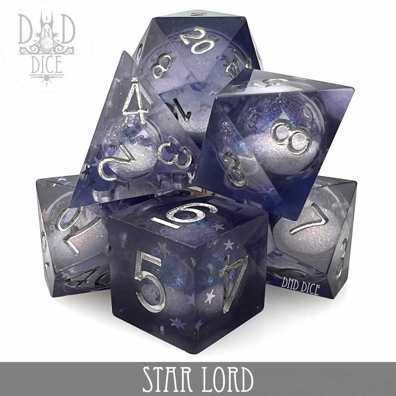 Star Lord Handmade Liquid Core Dice Set