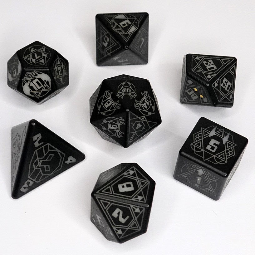 LED Dice Poly Set
