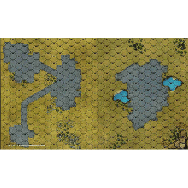 BattleTech: Battlemat - Savannah River Delta
