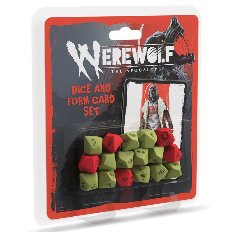 Werewolf: The Apocalypse Dice & Form Card Set
