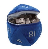 Plush D20: Dice Bag - Blue