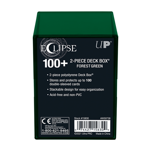 Forest Green Eclipse 2-Piece Deck Box
