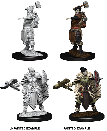 Half-Orc Female Barbarian