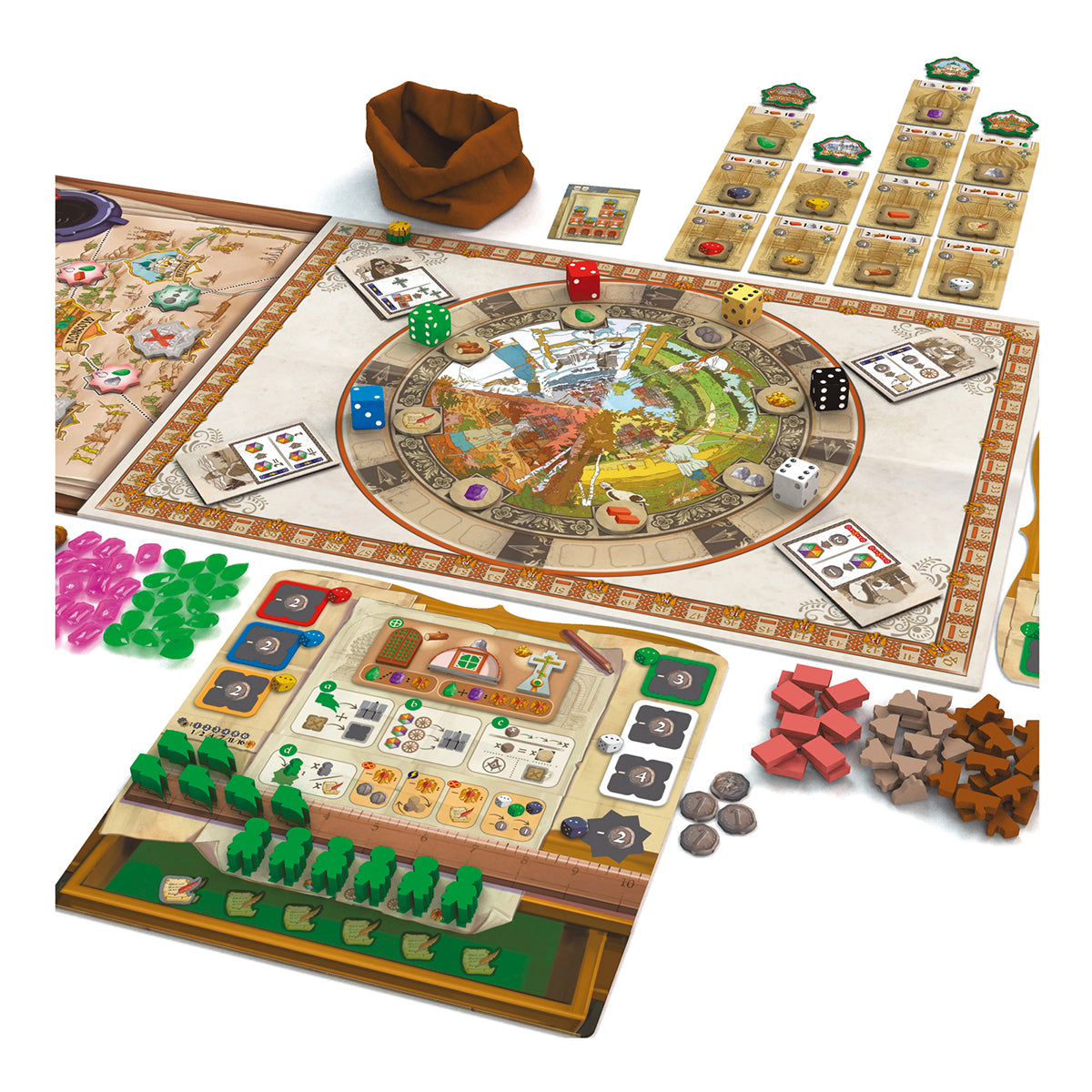 Board setup of Red Cathedral: Contractors