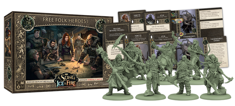 Box art and items from ASOIF: Free Folk Heroes 1
