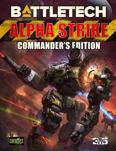 Book cover of BattleTech: Alpha Strike Commander's