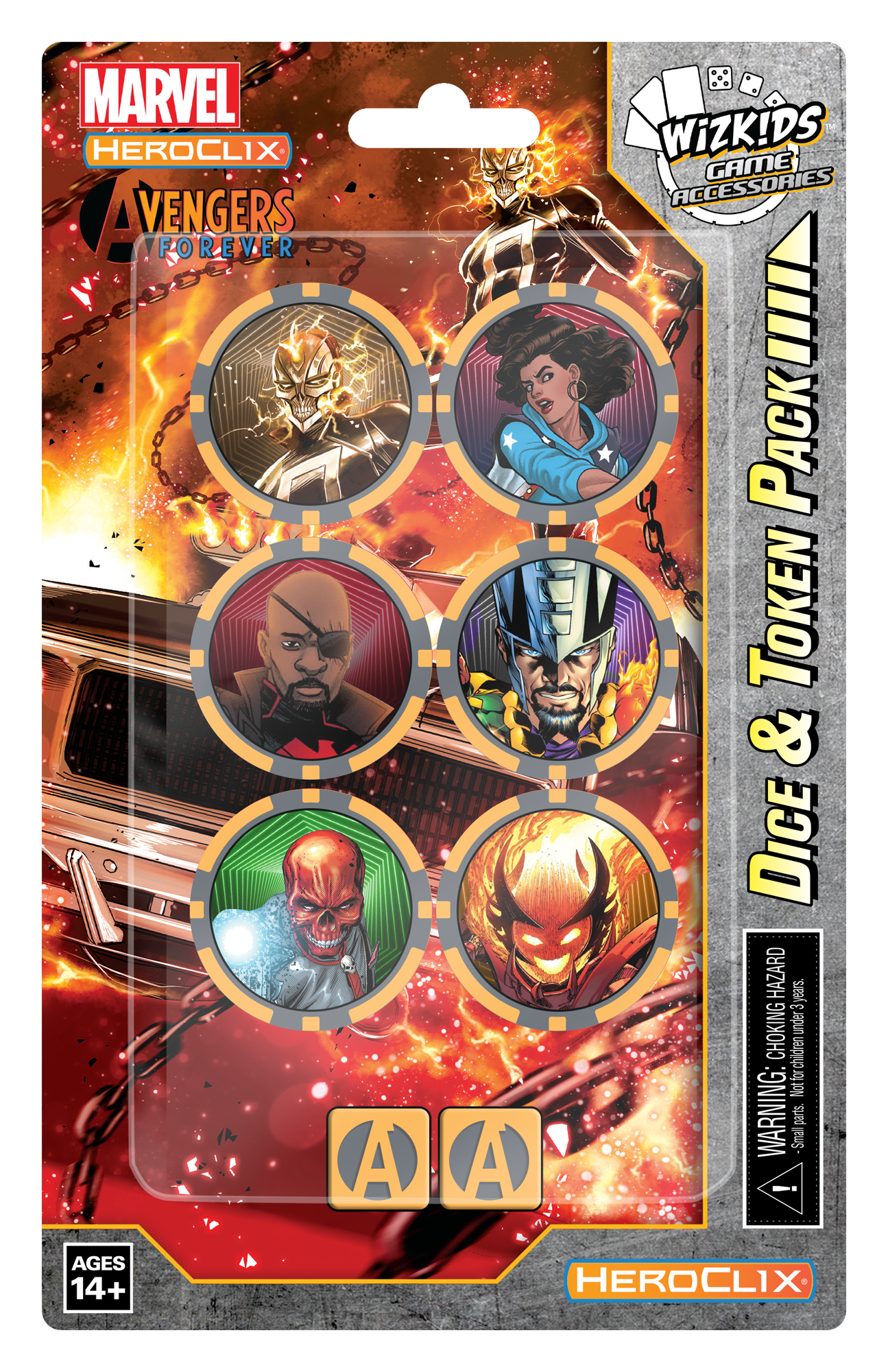 Avengers Forever Dice & Token Pack - Ghost Rider