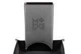Black Leather Folding Dice Tower
