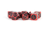 Red Digital Enamel Metal Poly Set