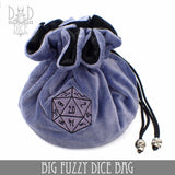Dice Bag: Big Fuzzy Purple