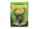 Box art of Matte Lime Dragon Shields (100)