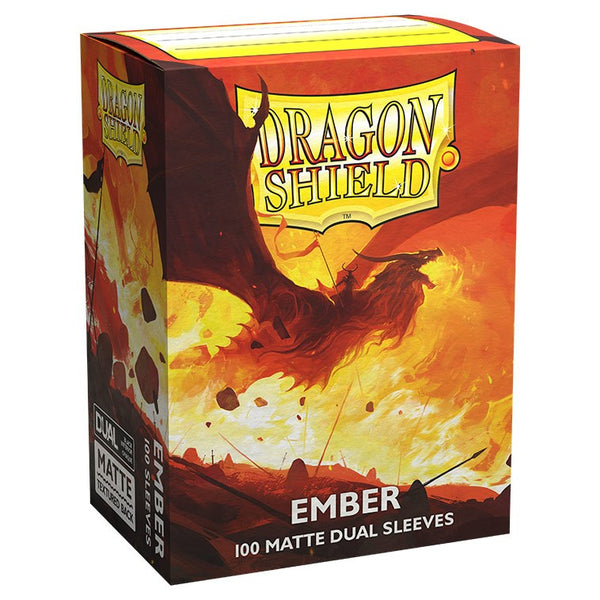 Dragon Shield: Ember Dual Matte [100] – The Guardtower