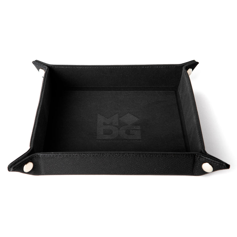 Black Velvet Folding Dice Tray
