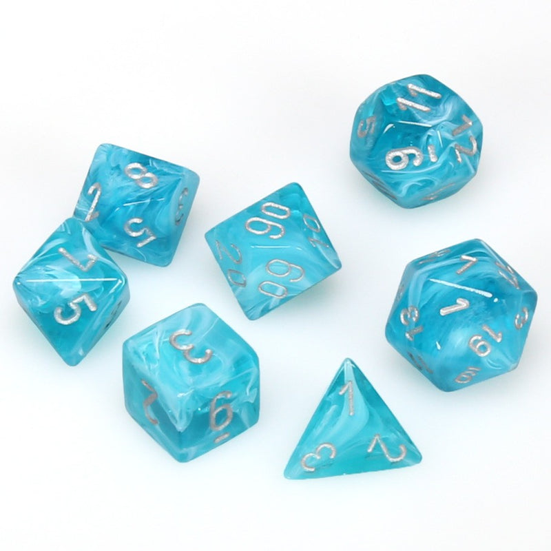 Cirrus Aqua/Silver Poly Set