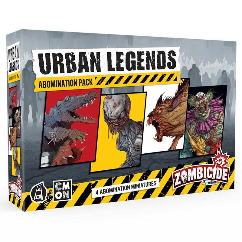 Box art of Zombicide: Urban Legends Abominations Pack