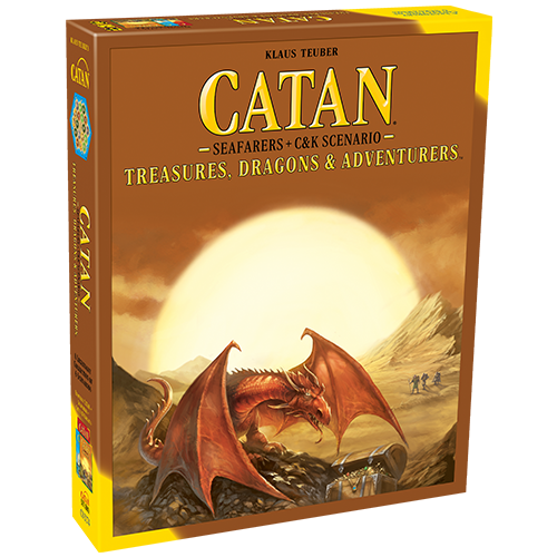Box art of Catan: Treasures, Dragons, and Adventures