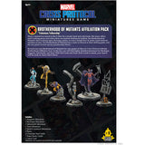 Back of the box of Brotherhood of Mutants Affiliation Pack
