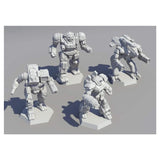 Battletech: Direct Fire Lance miniatures
