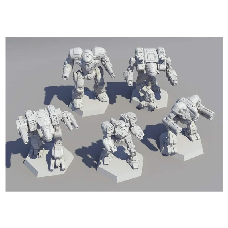 3D render of Battletech: Clan Support Star