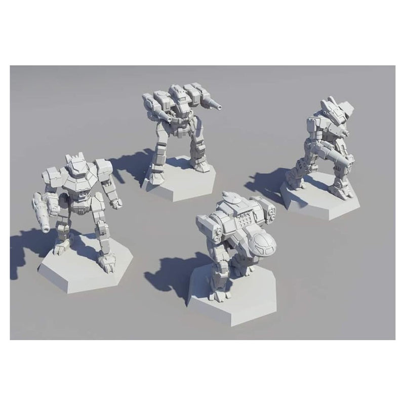 Battletech: Inner Sphere Striker Lance miniatures
