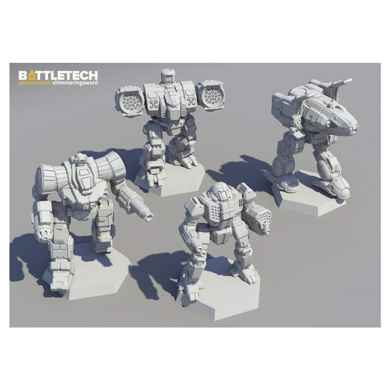 BattleTech: Inner Sphere Fire Lance 3D renders