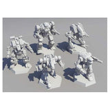 3D render of BattleTech: Clan Striker Star miniatures