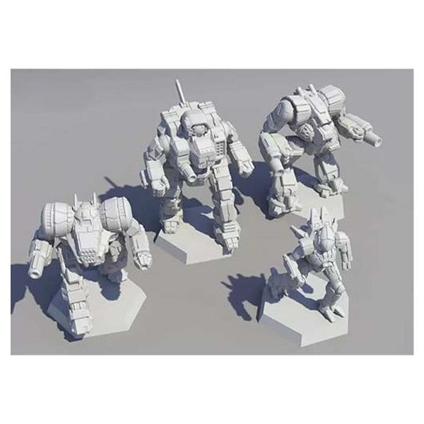 BattleTech: Inner Sphere Support Lance miniatures