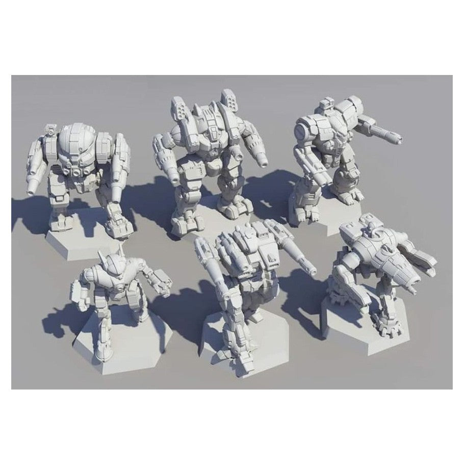 Miniatures from BattleTech: Comstar Battle Level II