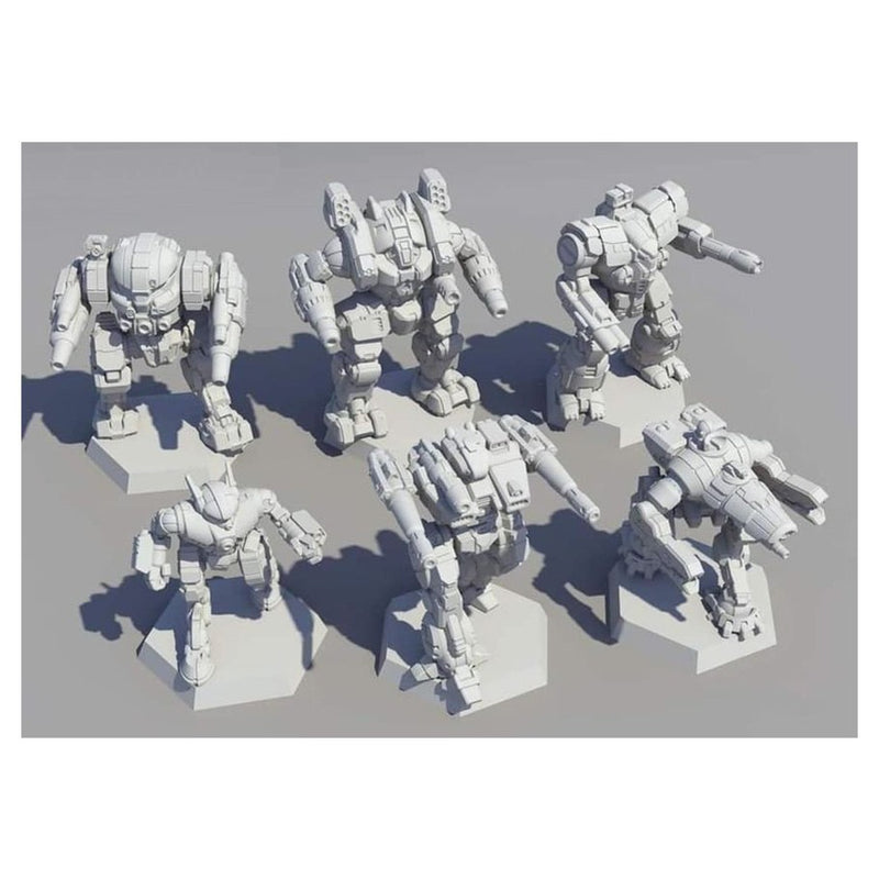 Miniatures from BattleTech: Comstar Battle Level II