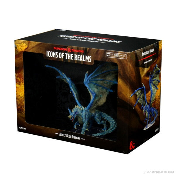 Icons of the Realms: Adult Blue Dragon