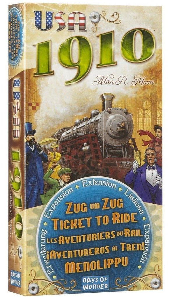 Box art of Ticket to Ride: USA 1910 Expansion