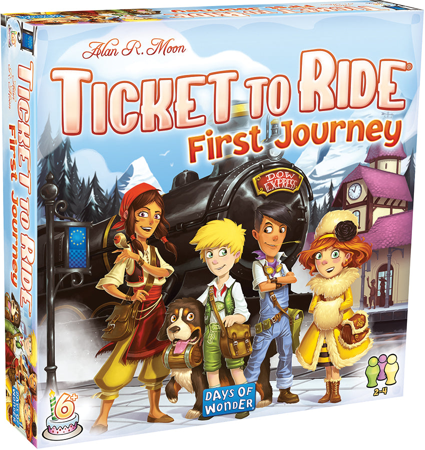 Box art of Ticket to Ride: First Journey - Europe