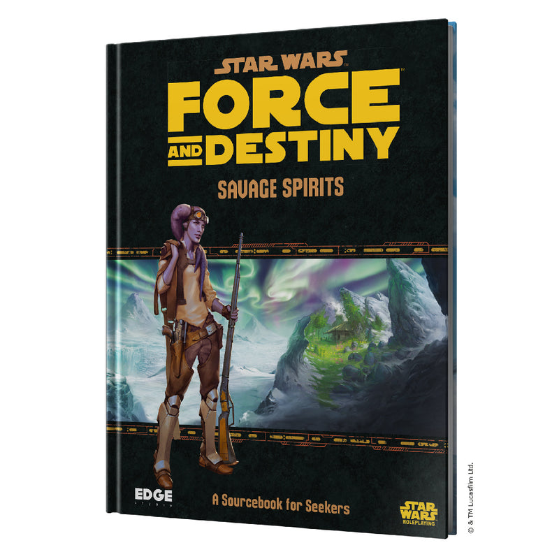 Book cover of Star Wars Force and Destiny Savage Spirits