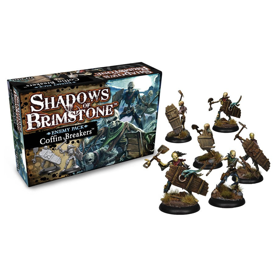 Box and painted miniatures examples of SoB: Coffin Breakers