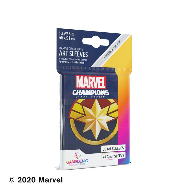 Captain Marvel Deck Sleeves