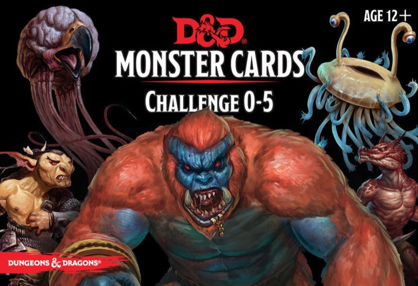 D&D Monster Cards - Challenge 0-5