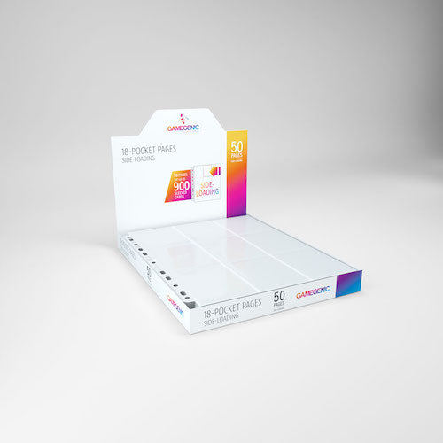 18-Pocket White Side-Loading Pages